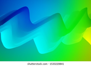 Light Blue, Green vector blurred bright texture. Colorful abstract illustration with gradient. The best blurred design for your business.