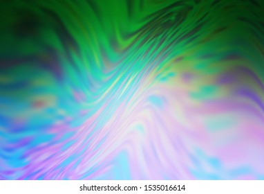 Light Blue, Green vector blurred background. An elegant bright illustration with gradient. Blurred design for your web site.
