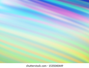Light Blue, Green vector blurred bright pattern. A completely new color illustration in a bokeh style. The blurred design can be used for your web site.