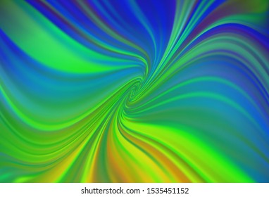 Light Blue, Green vector blurred and colored pattern. Abstract colorful illustration with gradient. New style design for your brand book.