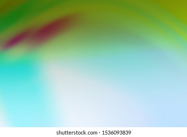 Light Blue, Green vector blurred and colored pattern. An elegant bright illustration with gradient. New style design for your brand book.