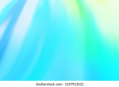 Light Blue, Green vector blurred shine abstract template. Modern abstract illustration with gradient. Blurred design for your web site.