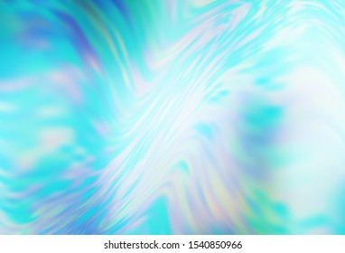 Light Blue, Green vector blurred bright texture. Colorful illustration in abstract style with gradient. Blurred design for your web site.