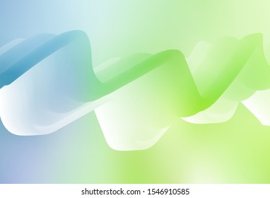 Light Blue, Green vector blurred shine abstract texture. New colored illustration in blur style with gradient. Background for a cell phone.