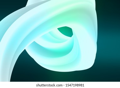 Light Blue, Green vector blurred template. A completely new colored illustration in blur style. New way of your design.
