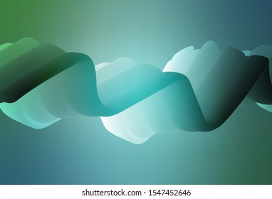 Light Blue, Green vector blurred bright pattern. A completely new colored illustration in blur style. New style design for your brand book.