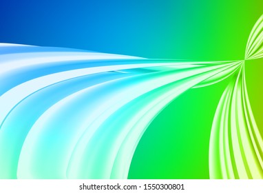 Light Blue, Green vector blurred background. Colorful illustration in abstract style with gradient. New way of your design.