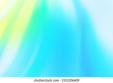 Light Blue, Green vector blurred bright template. Colorful illustration in abstract style with gradient. Elegant background for a brand book.