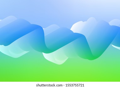 Light Blue, Green vector blurred and colored pattern. A completely new colored illustration in blur style. Elegant background for a brand book.