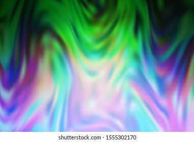 Light Blue, Green vector blurred and colored pattern. Colorful illustration in abstract style with gradient. Background for designs.