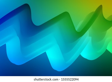 Light Blue, Green vector blurred background. Colorful illustration in abstract style with gradient. Blurred design for your web site.