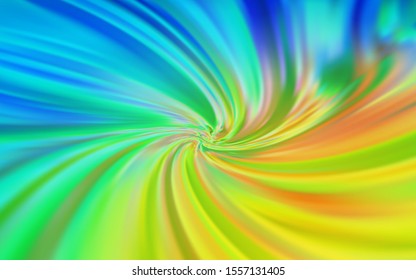 Light Blue, Green vector blurred bright template. Modern abstract illustration with gradient. New style design for your brand book.