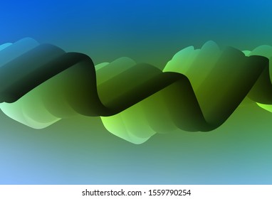 Light Blue, Green vector blurred shine abstract background. New colored illustration in blur style with gradient. New design for your business.