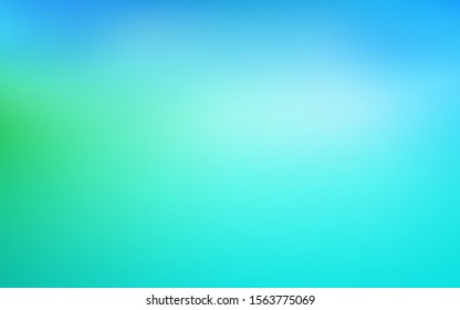Light Blue, Green vector blurred shine abstract template. Shining colored illustration in smart style. Completely new design for your business.