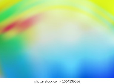 Light Blue, Green vector blurred pattern. Colorful illustration in abstract style with gradient. The best blurred design for your business.
