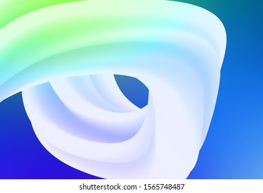 Light Blue, Green vector blurred shine abstract texture. A completely new colored illustration in blur style. Completely new design for your business.