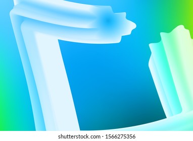 Light Blue, Green vector blurred and colored pattern. A completely new colored illustration in blur style. Smart design for your work.