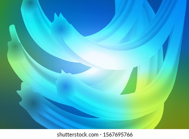 Light Blue, Green vector blurred background. Shining colorful illustration in smart style. New design for your business.