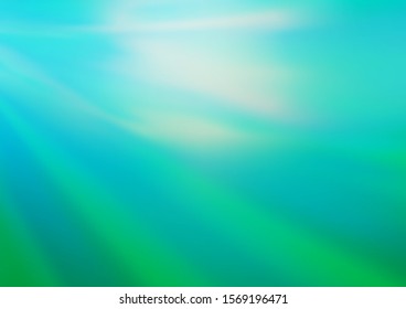 Light Blue, Green vector blurred and colored template. Shining colorful illustration in a Brand new style. Brand new design for your business.