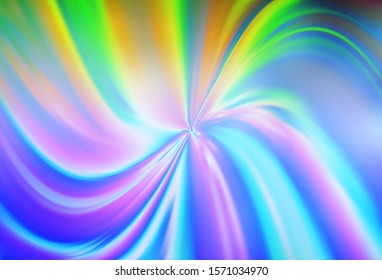 Light Blue, Green vector blurred pattern. A completely new colored illustration in blur style. Smart design for your work.