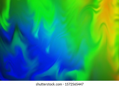 Light Blue, Green vector blurred bright texture. A completely new colored illustration in blur style. The best blurred design for your business.