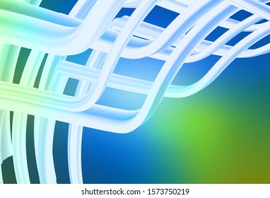 Light Blue, Green vector blurred shine abstract texture. Glitter abstract illustration with gradient design. The best blurred design for your business.