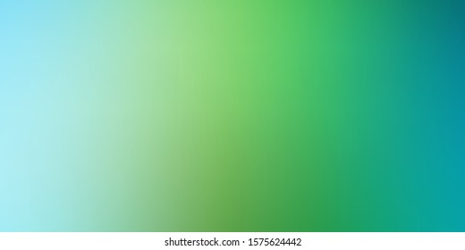 Light Blue, Green vector blurred pattern. Colorful illustration in halftone style with gradient. Base for your app design.