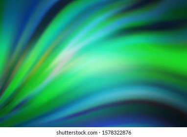 Light Blue, Green vector blurred template. Modern abstract illustration with gradient. New way of your design.