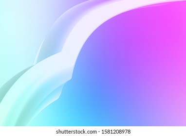 Light Blue, Green vector blurred bright pattern. Colorful illustration in abstract style with gradient. Background for a cell phone.