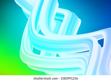 Light Blue, Green vector blurred shine abstract texture. A completely new colored illustration in blur style. The best blurred design for your business.
