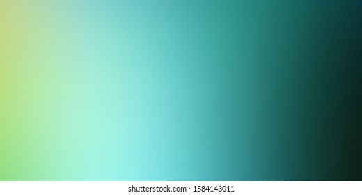 Light Blue, Green vector blurred template. Colorful illustration in halftone style with gradient. Design for landing pages.