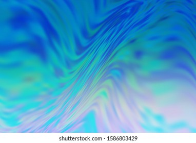 Light Blue, Green vector blurred shine abstract background. Colorful illustration in abstract style with gradient. New style design for your brand book.