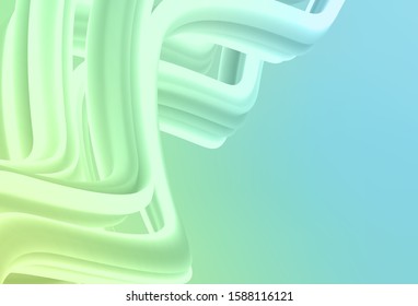 Light Blue, Green vector blurred bright pattern. Colorful illustration in abstract style with gradient. Background for a cell phone.