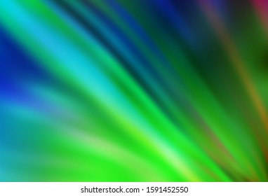 Light Blue, Green vector blurred template. Abstract colorful illustration with gradient. New style for your business design.