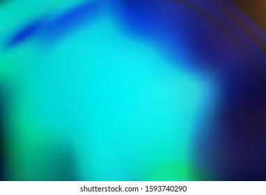 Light Blue, Green vector blurred shine abstract background. New colored illustration in blur style with gradient. New style design for your brand book.
