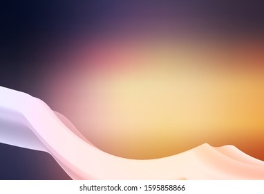Light Blue, Green vector blurred bright template. Creative illustration in halftone style with gradient. Background for designs.