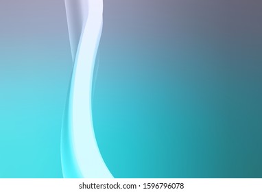 Light Blue, Green vector blurred template. Modern abstract illustration with gradient. New style design for your brand book.