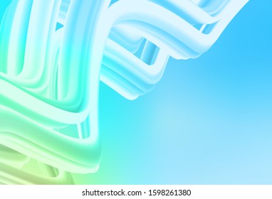 Light Blue, Green vector blurred pattern. A completely new colored illustration in blur style. Elegant background for a brand book.