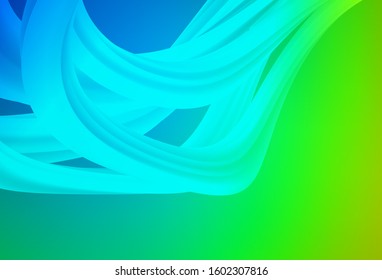 Light Blue, Green vector blurred and colored pattern. Colorful illustration in abstract style with gradient. Smart design for your work.