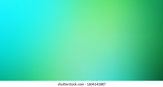 Light Blue, Green vector blurred colorful texture. Brand new colorful illustration in blur style. Base for your app design.
