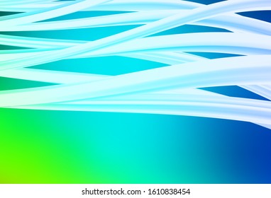 Light Blue, Green vector blurred background. Colorful illustration in abstract style with gradient. Smart design for your work.