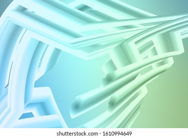Light Blue, Green vector blurred pattern. Colorful illustration in abstract style with gradient. The best blurred design for your business.