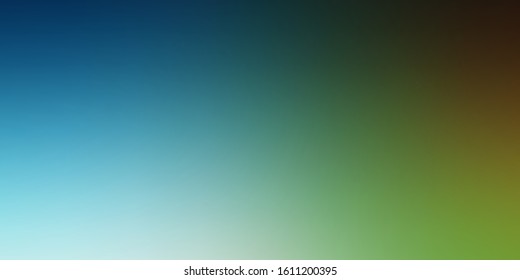 Light Blue, Green vector blurred colorful pattern. Shining colorful illustration in blur style. Sample for your web designers.