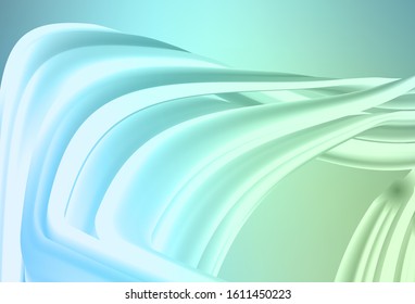 Light Blue, Green vector blurred shine abstract background. Colorful illustration in abstract style with gradient. Smart design for your work.