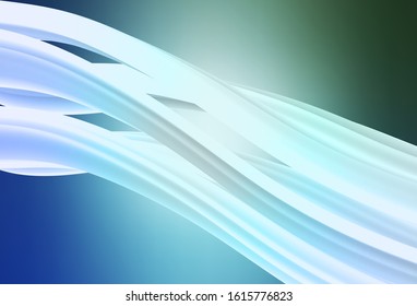 Light Blue, Green vector blurred bright pattern. A completely new colored illustration in blur style. The best blurred design for your business.