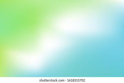 Light Blue, Green vector blurred background. Colorful illustration in abstract style with gradient. Elegant background for a brand book