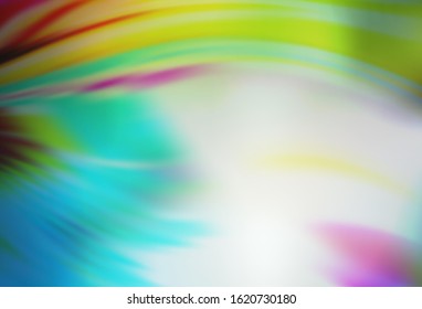 Light Blue, Green vector blurred and colored pattern. A completely new colored illustration in blur style. New style design for your brand book.