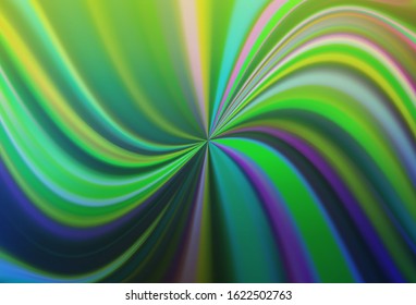 Light Blue, Green vector blurred shine abstract background. New colored illustration in blur style with gradient. The best blurred design for your business.