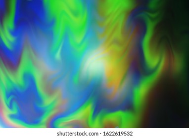 Light Blue, Green vector blurred bright texture. New colored illustration in blur style with gradient. Background for designs.
