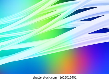 Light Blue, Green vector blurred and colored pattern. Colorful abstract illustration with gradient. New style design for your brand book.